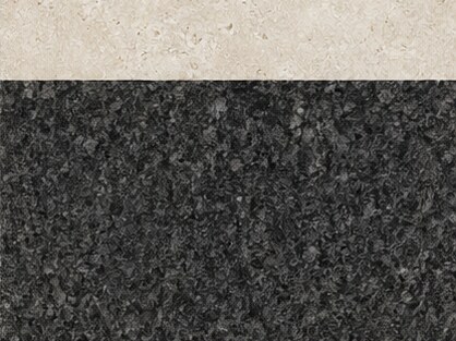 Dark granite architectural film example